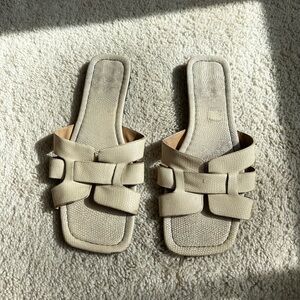 Elegant Cream Sandals